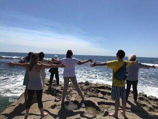 Ocean whispering work at the water&rsquo;s edge in La Jolla